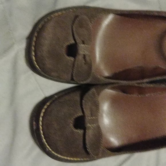 Yellow Box Peeptoe Wedges 6.5 - Picture 5 of 7